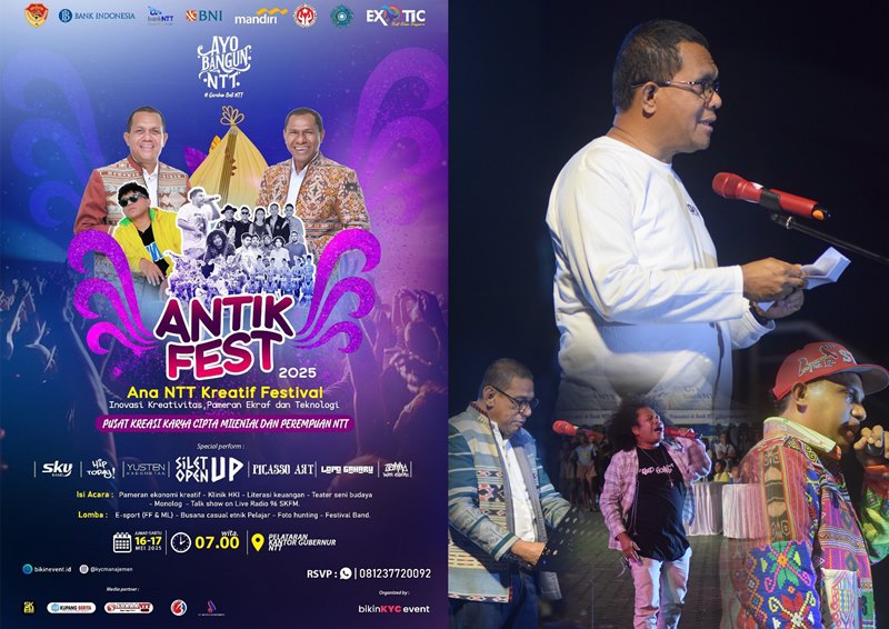 AnTikFest 2025 Sukses Guncang Kupang: Panggung Kreativitas Anak Muda NTT